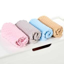Personalized Baby Blanket Embroidered Moon & Stars, Soft Bubble Blanket - thumbnail 2