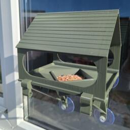 Large Traditional Style Window Mounted Bird Feeder - thumbnail 3