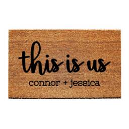 Custom Doormat Customizable - This Is Us Personalized With Names - thumbnail 1