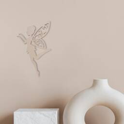 Wooden Fairy Cutout Unfinished Mdf Wall Art Decor - thumbnail 4