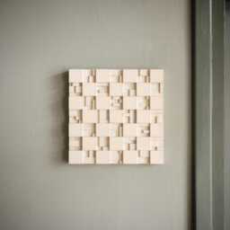 Brutalist Bauhaus Wall Art - Geometric Concrete Relief - thumbnail 3