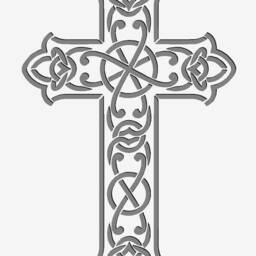 Gothic Cross Airbrush, Wall Art , Paint Stencil, Genuine Mylar Re-Useablepainting Airbrush Decor - thumbnail 2