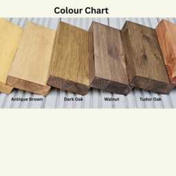 Handmade Slim Wooden Sofa Side Table - Narrow Rustic End Solid Wood Bedside E Shape Small Space - thumbnail 2