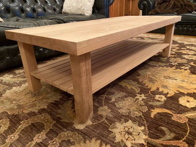 Handmade Coffee Table - Solid Oak - image 1
