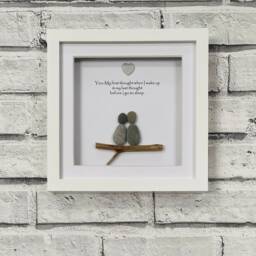 Girlfriend Pebble Art, Personalised Gifts, Gifts For Him, Valentines Gift Her, Birthday Gift Of Love, Boyfriend - thumbnail 3