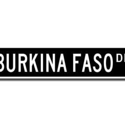 Burkina Faso Sign, Gift, Faso, Wall Decor, Souvenir, Custom Street Quality Metal Sign - thumbnail 2