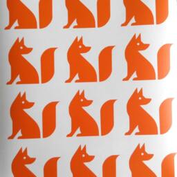 20 Sitting Fox Stickers, Nursery Wall Decals, Decorative Woodland Foxes Decals - thumbnail 2