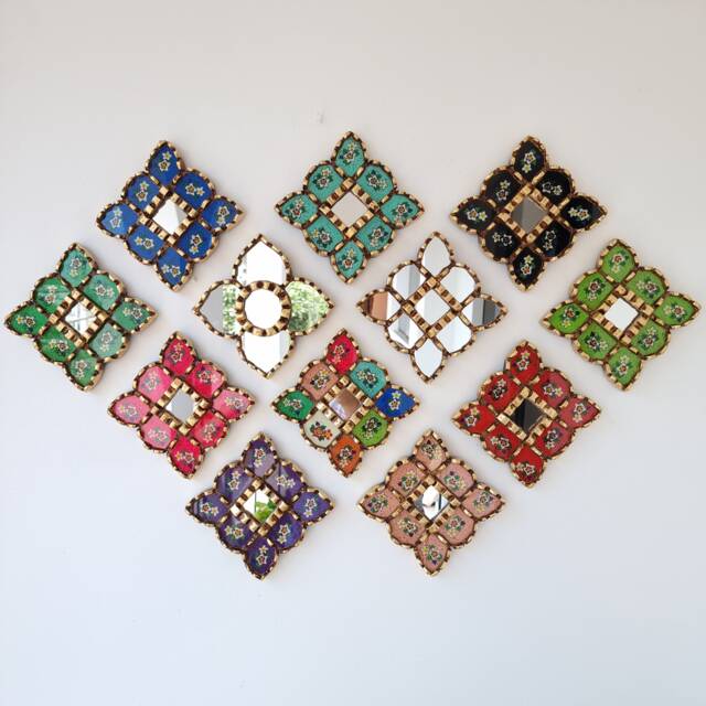 "Peruvian Mirrors ""Square Honeycomb 20cm" - image 1
