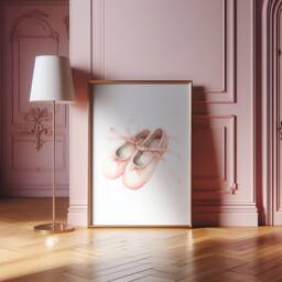 Ballet Nursery Prints - Set Of 3 Girls Posters - Kids Bedroom Baby Girl Room Wall Art Kid Playroom Artwork Ballerina Gift - thumbnail 3