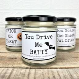 Halloween Candle Trick Or Treat, Highly Scented Soy Wax Candle - thumbnail 3