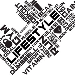 Wall Vinyl Decal Motivation Word Cloud Lifestyle Sport People Decor - 2509Dz - thumbnail 3