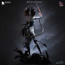 Bringer Of Blackened Skies - Sci-Fi Alien Ashen Fire Villian Varang Resin Figure 16K - thumbnail 4