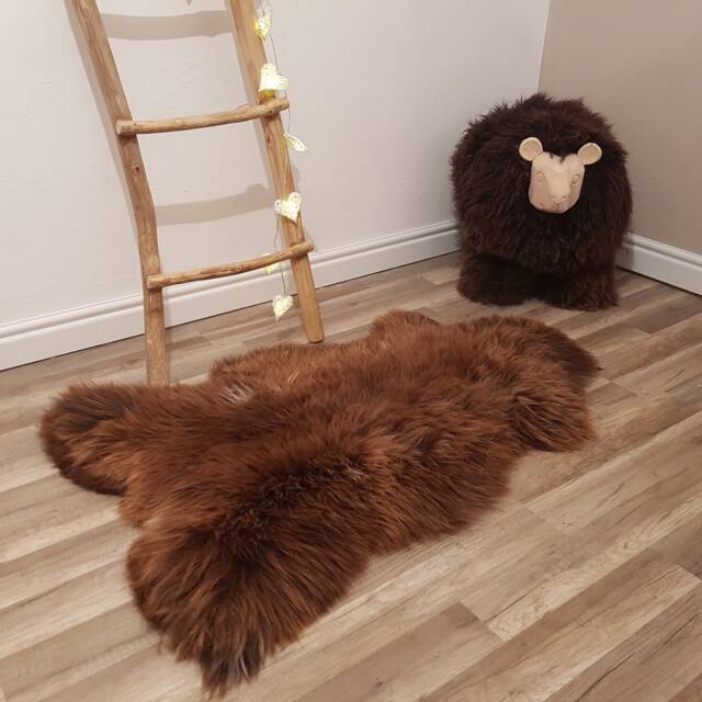 Rugs Sheepskin Sheep Skin Leather Decorative Rug Comfy Area Carpet Throw, Schaffell, Hygge - image 1