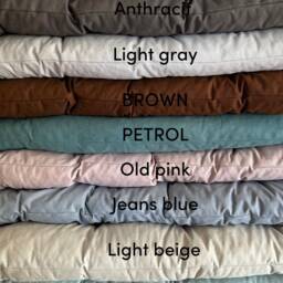 Floor Pillow For Kids, Cotton Floor Cushion, Pouf, Boho Tufted 60x110 cm - thumbnail 4