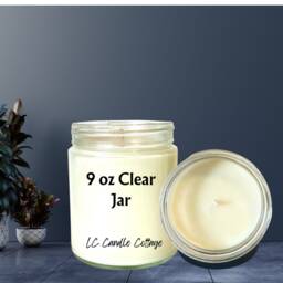 Lemon Peppermint Essential Oil Candle - Handmade Soy Aromatherapy - thumbnail 4