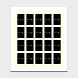 Large Multi-Photo Picture Collage Frame - Holds 20 6x4 Photos in A White Wooden - thumbnail 2