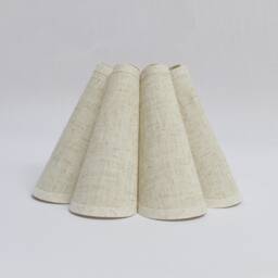 Handmade Scallop Pleated Lampshade Multicolor Fabric & Acrylic - thumbnail 4