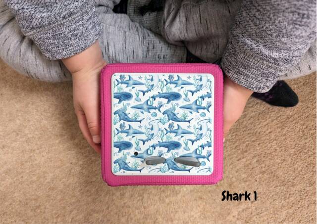 Shark Toniebox Topper, Protective Vinyl Decal - image 1