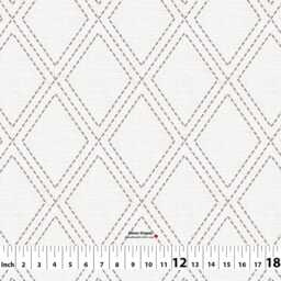 Diamonds Are Forever Color Dove Gray Embroidered Lattice White Linen Blend Curtain, Valance Pleated, Lined Drapery Offered As Upgrade - thumbnail 2