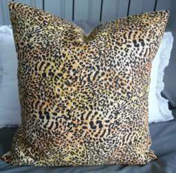 Cheetah Jungle Cat. Leopard.animal Print. Black.browns.cream.pillow Cover.slipcovers.toss Pillows.throw Pillows.home Decor - thumbnail 1