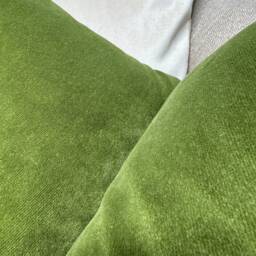 Green Cushion Cover, Pillow Cotton - Velvet Fabric, Plain Double Sided Farmhouse Countryside Home Decor, High Quality - thumbnail 3