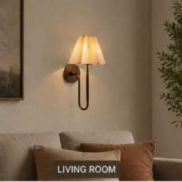 Elegant Mid-Century Modern Indoor Lighting For Home Decor Handcrafted Antique Blackened Brass Wall Sconce - thumbnail 3