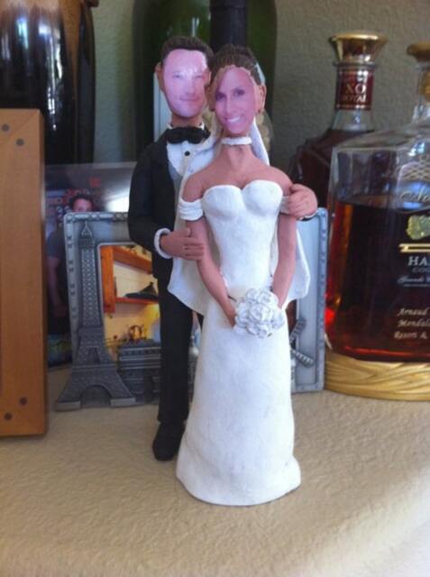 Custom Married Couple Wedding Cake Topper Decoration