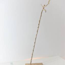 Slender Statue Sculpture - The Moon Catcher Modernist - thumbnail 3