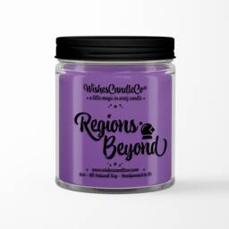 Regions Beyond 8Oz Candle With Free Pin Inside - Haunted Mansion House Spirits Halloween Spooky Musky - thumbnail 3
