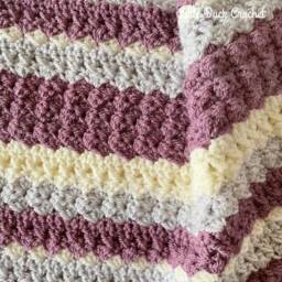 Free UK Shipping Handmade Crochet Baby Blanket, Cot Blaneket, Lap Handmade Blanket - thumbnail 3