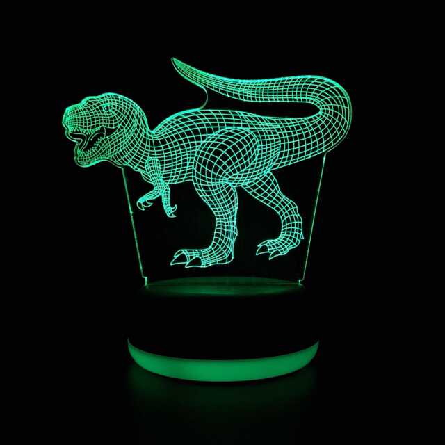 Dinosaur T-Rex Led Night Light, Gift, Decor, Gifts For Kids, Trex Gift, Night Lights, Bedroom Light - image 1