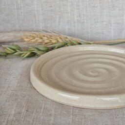 White Soap Dish, Ceramic Bathroom Tray, Handmade Kitchen Pottery, Household Holder, Thrown Holder - thumbnail 3