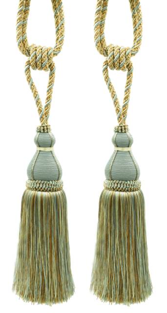 "D??copro Tassel Tieback, Length 12"" - 30.5cm, Spread 30" - image 1