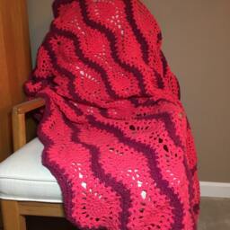 Princess Pineapple Afghan Small Blanket Toddler Blanket - thumbnail 3