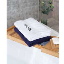 Personalised Towel With Name, Custom Embroidered Honeymoon Beach Towels, Monogrammed Bath Face - thumbnail 3