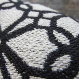 Designer Pillow Cover, Stf Lattice, Ink - thumbnail 2