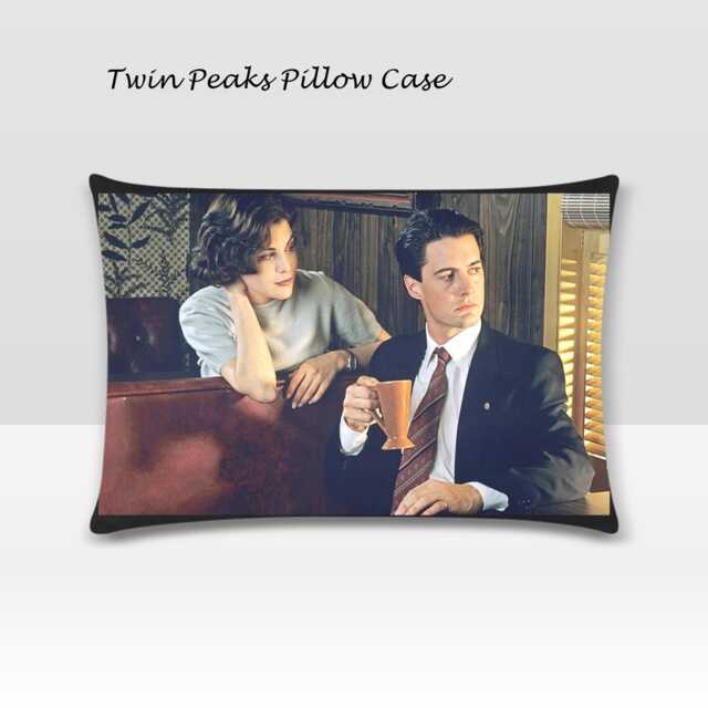 Twin Peaks Pillow Case, Pillow, Bedding, Bedrrom, Tv, 90S, Cult, Tv, Cult Nighnties , David Lynch - image 1