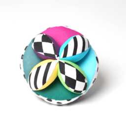 Montessori Puzzle Ball, Soft Fabric Grasping Toy, Baby Shower Gift - thumbnail 4