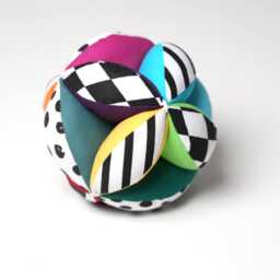 Montessori Puzzle Ball, Soft Fabric Grasping Toy, Baby Shower Gift - thumbnail 3