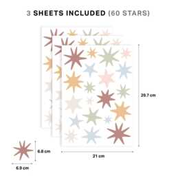 Scandi Starburst Nursery Wall Stickers - thumbnail 4