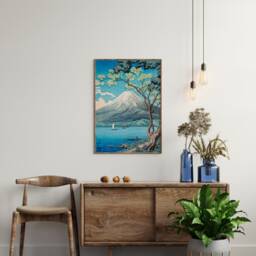 Japanese Art Mount Fuji Print, Hiroaki Takahashi Poster, Traditional Art, Ukiyo E Edo Period Woodblock, Japan Wall - thumbnail 3
