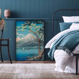 Japanese Art Mount Fuji Print, Hiroaki Takahashi Poster, Traditional Art, Ukiyo E Edo Period Woodblock, Japan Wall - thumbnail 2
