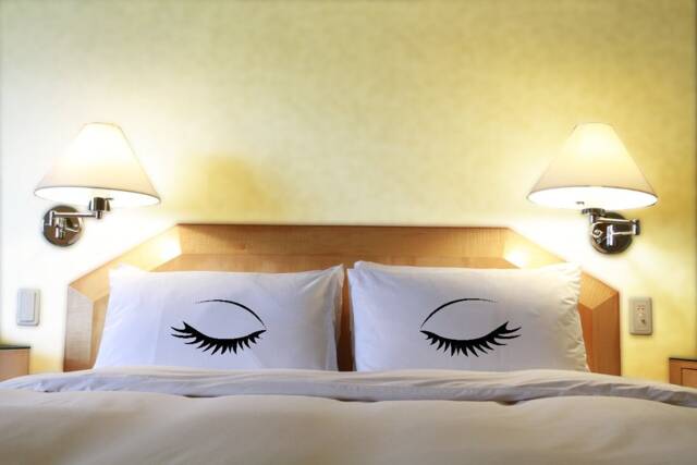 Eyelash Pillowcase Set - Standard Size, Bedroom Decor - image 1