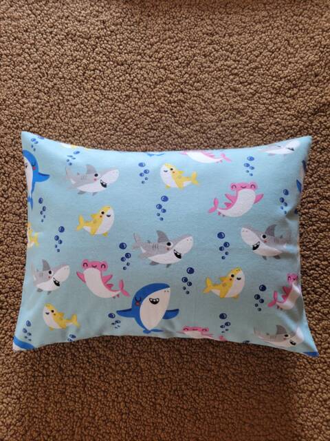 Shark/Colorful Flannel Pillowcase/ Newborn Toddler Children Kids Boys Pillowcase - image 1