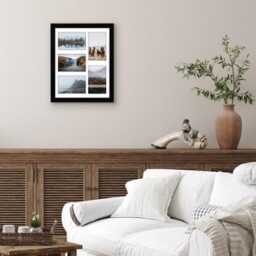 Multi Photo Collage Frame - 5-Picture Mdf Wall Art - thumbnail 1
