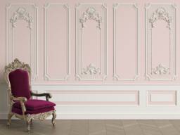 3D Cornice Wall Mural, European Style Wallpaper, Peel & Stick