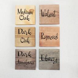 "Engraved Wooden Plant Pot " - thumbnail 4