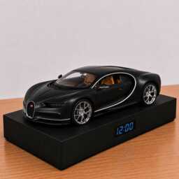 Bugatti Chiron Car Alarm Clock - Realistic Engine Sound, Handmade, Enthusiast Gift - thumbnail 4