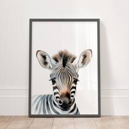 Safari Animal Nursery Prints Set Of 4 Jungle Wall Art Posters - thumbnail 3
