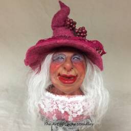 Witch Busts Are Unique Ooak Formative Sculptures That's Great Company To Have Sitting Around Your Home Or Office & They Don't Talk Much - thumbnail 2